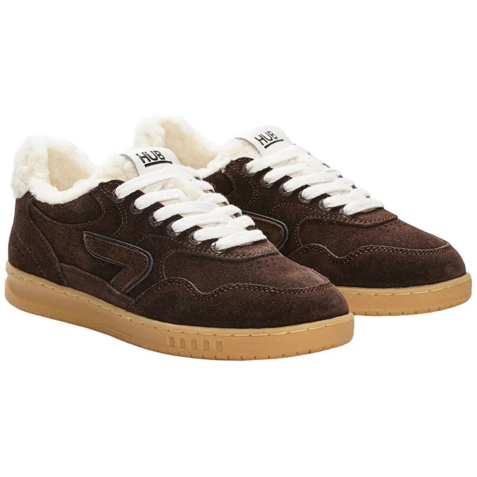 Hub Vancouver S57 suède sneakers - donkerbruin, foto 5