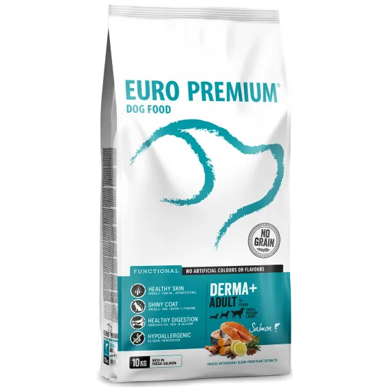 Euro Premium Derma+ Adult grainfree hondenvoer zalm, foto 2