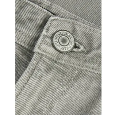 Jack & Jones JUNIOR high waist loose fit jeans grey denim, foto 5