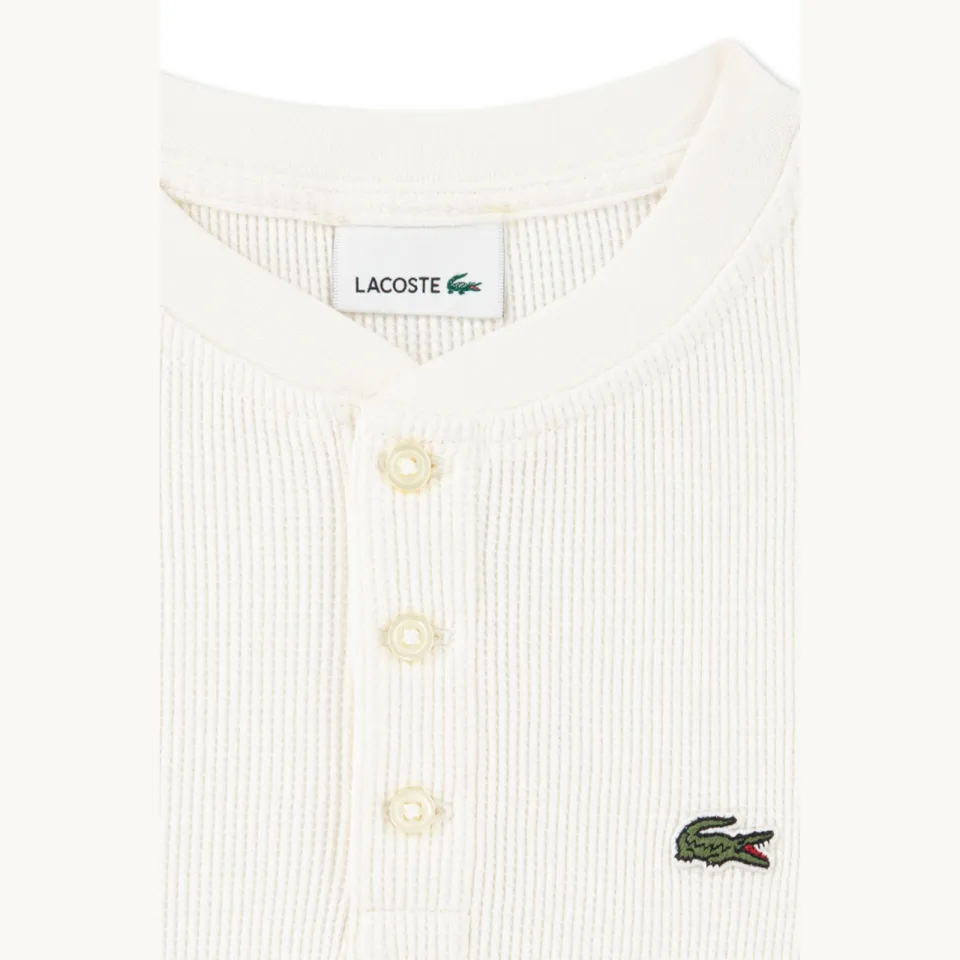 Lacoste longsleeve met logo wit, foto 3
