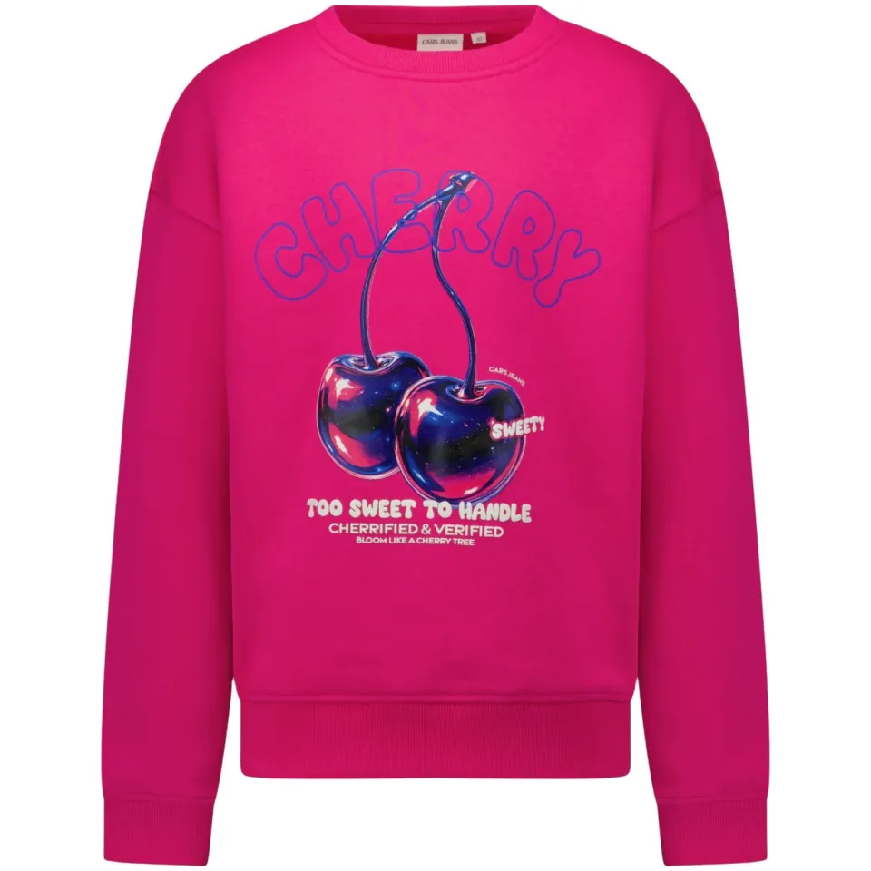 Cars sweater met print - fuchsia, foto 2