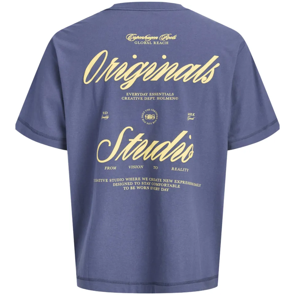 Jack & Jones JORNORREBRO T-shirt met print blauw, foto 4