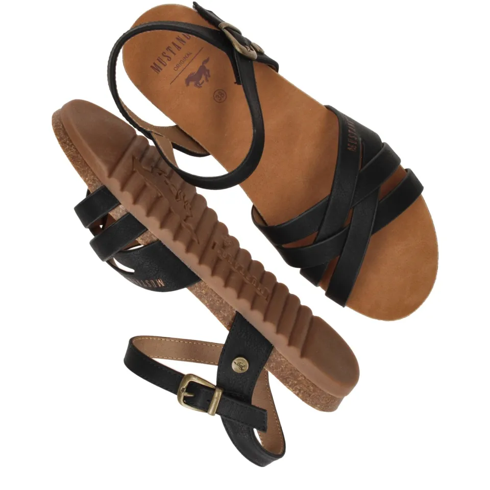 Mustang sandalen zwart, foto 7