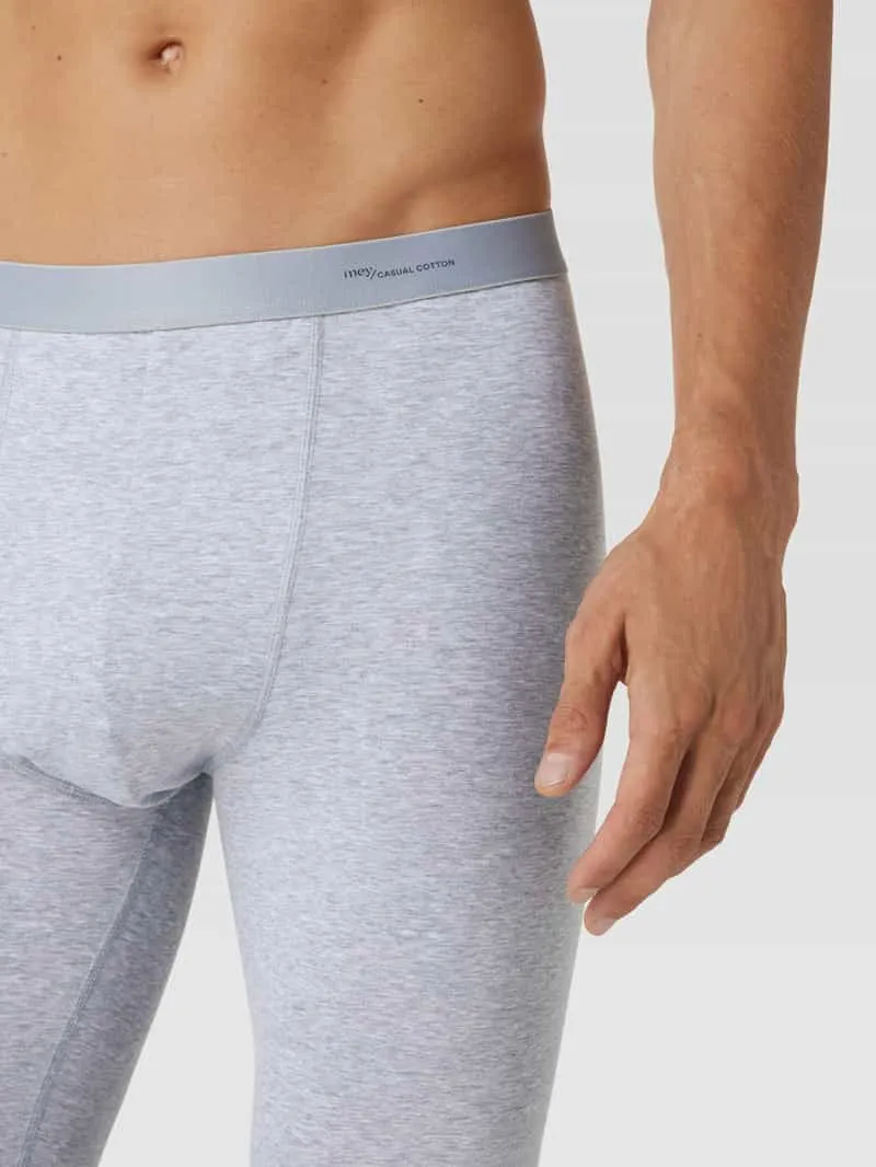 Mey Casual Cotton lange onderbroek lichtgrijs, foto 5