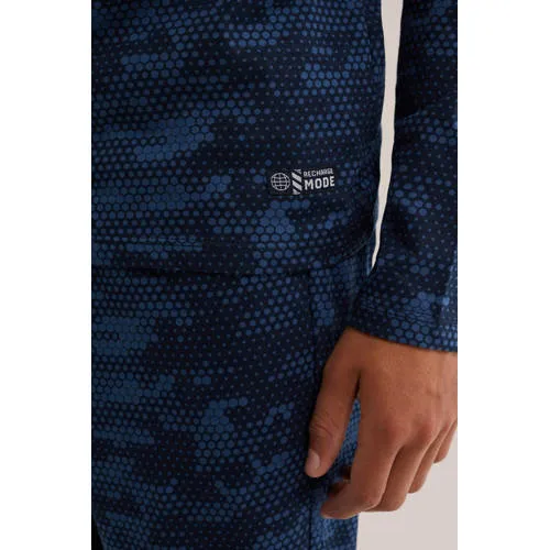 WE Fashion pyjama met print donkerblauw, foto 4