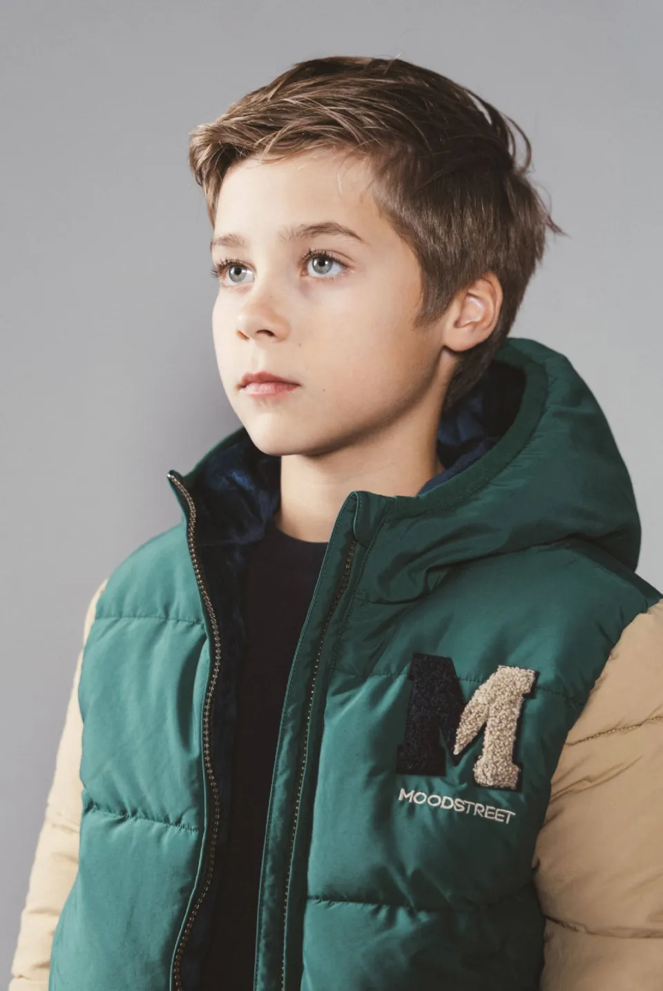 Moodstreet Jericho gewatteerde winterjas groen, foto 5