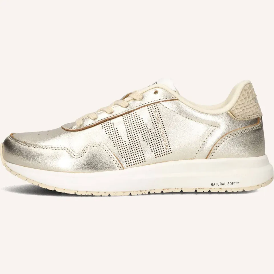 Woden Sneakers Nora 1 Goud, foto 3