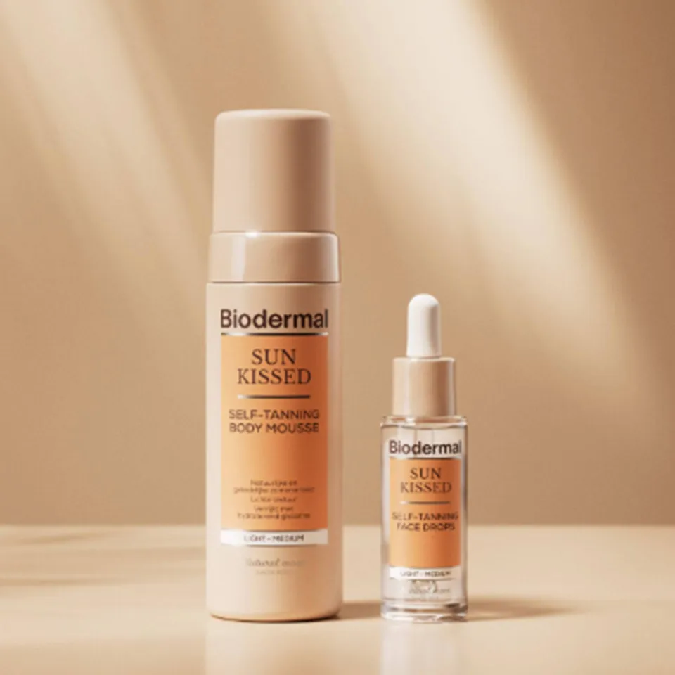 Biodermal Sun Kissed Self-Tanning face drops zomers, foto 5