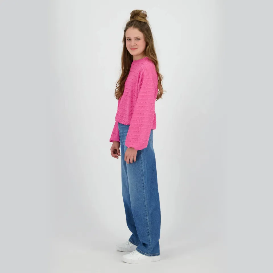 Raizzed high waist barrel jeans medium blue denim, foto 3