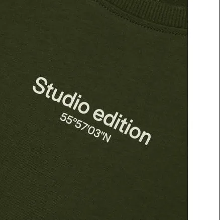 NAME IT KIDS NKMBRODY t-shirt donkergroen rifle green-w. jet stream print, foto 4
