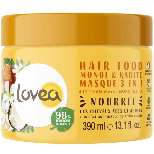 Lovea Monoï & Shea 3-in-1 Haarmasker 390 ml