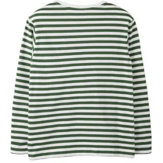 NAME IT KIDS gestreepte longsleeve groen/wit, foto 2