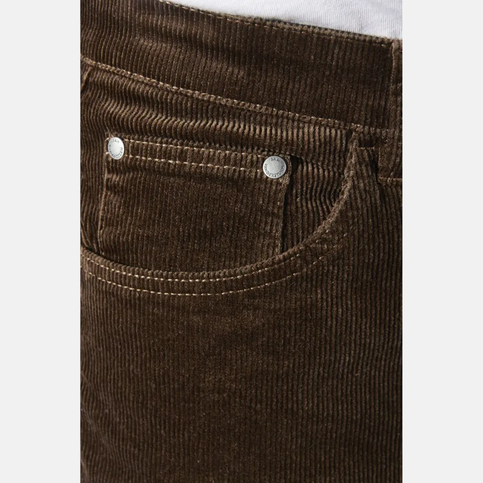 Jan Vanderstorm HARSTAD corduroy broek donkerbruin, foto 5
