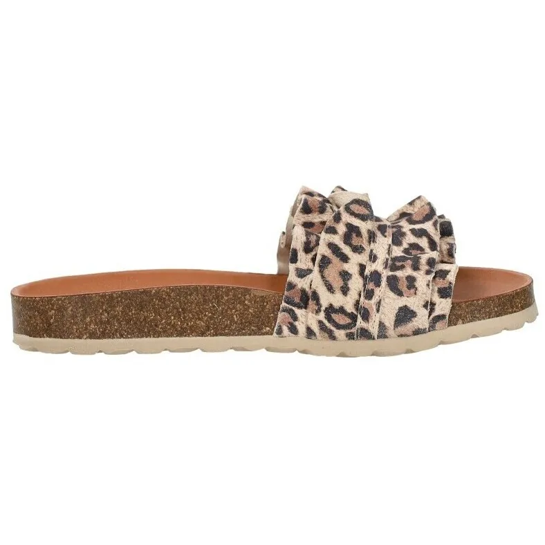 Verbenas Rocio slippers bruin, foto 3