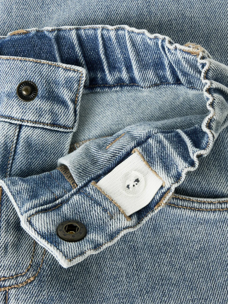 Lil' Atelier MINI loose fit jeans - mediumblauw, foto 4