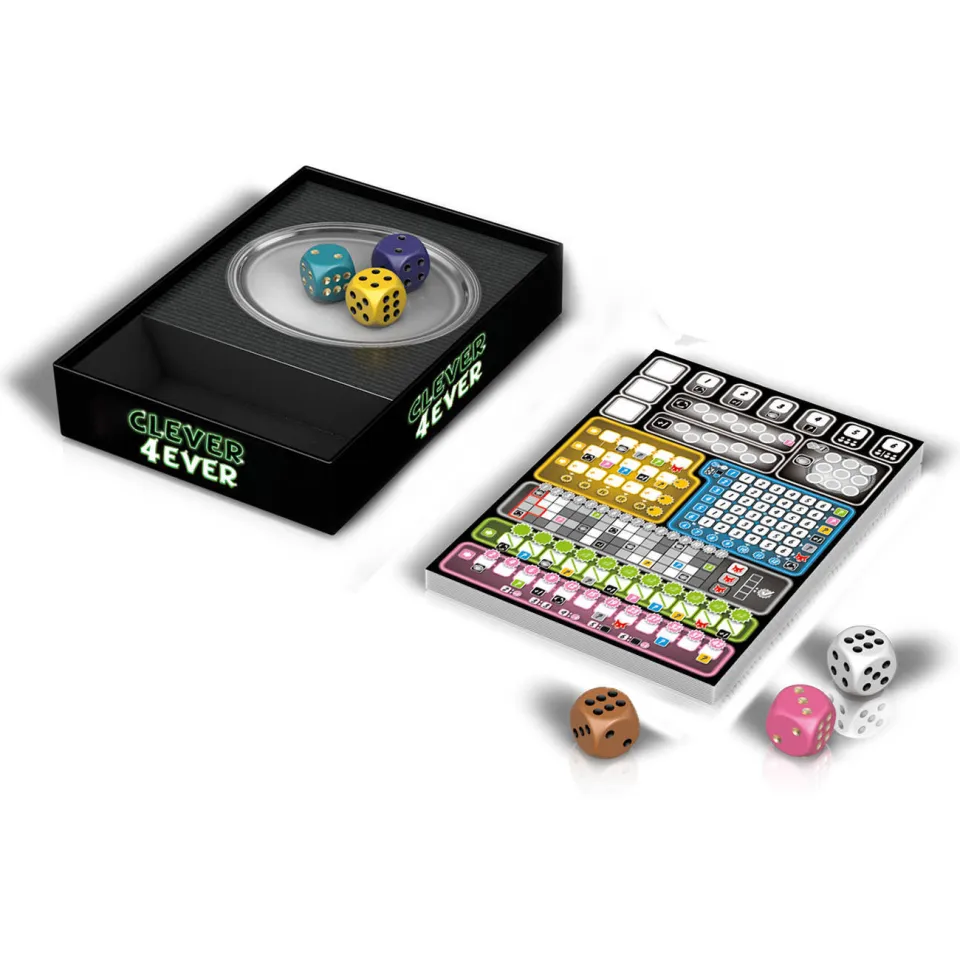 999 Games Clever 4ever dobbelspel, foto 2
