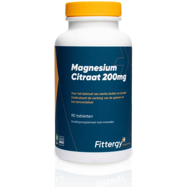 Fittergy Magnesiumcitraat 200 mg tabletten