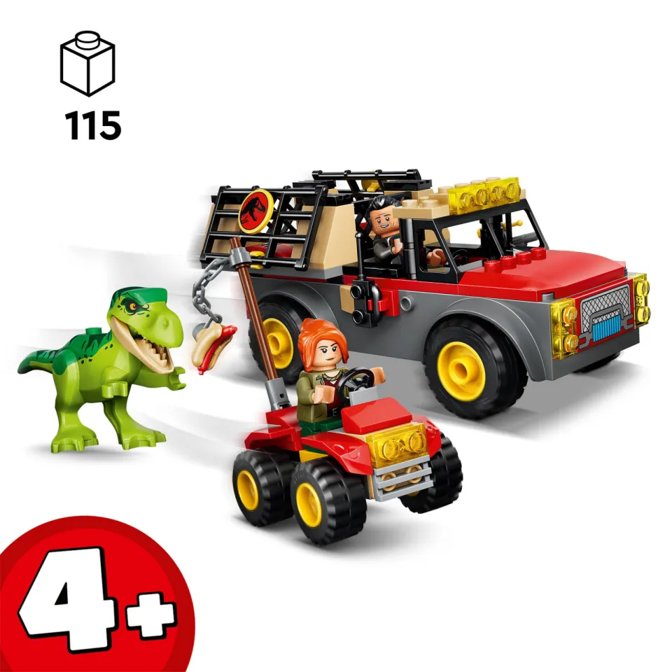 Lego Jurassic World Jonge T. Rex Transporttruck Dino Speelgoed 77978, foto 6