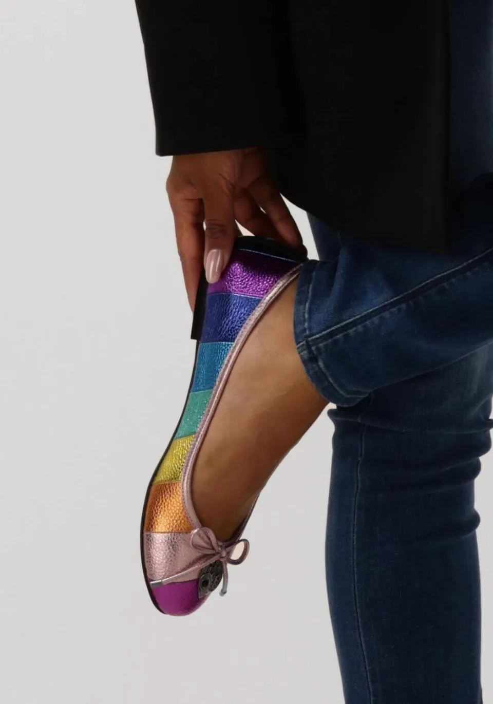 Kurt Geiger Ballerina's Eagle Stripe Multi multi, diversen, foto 7