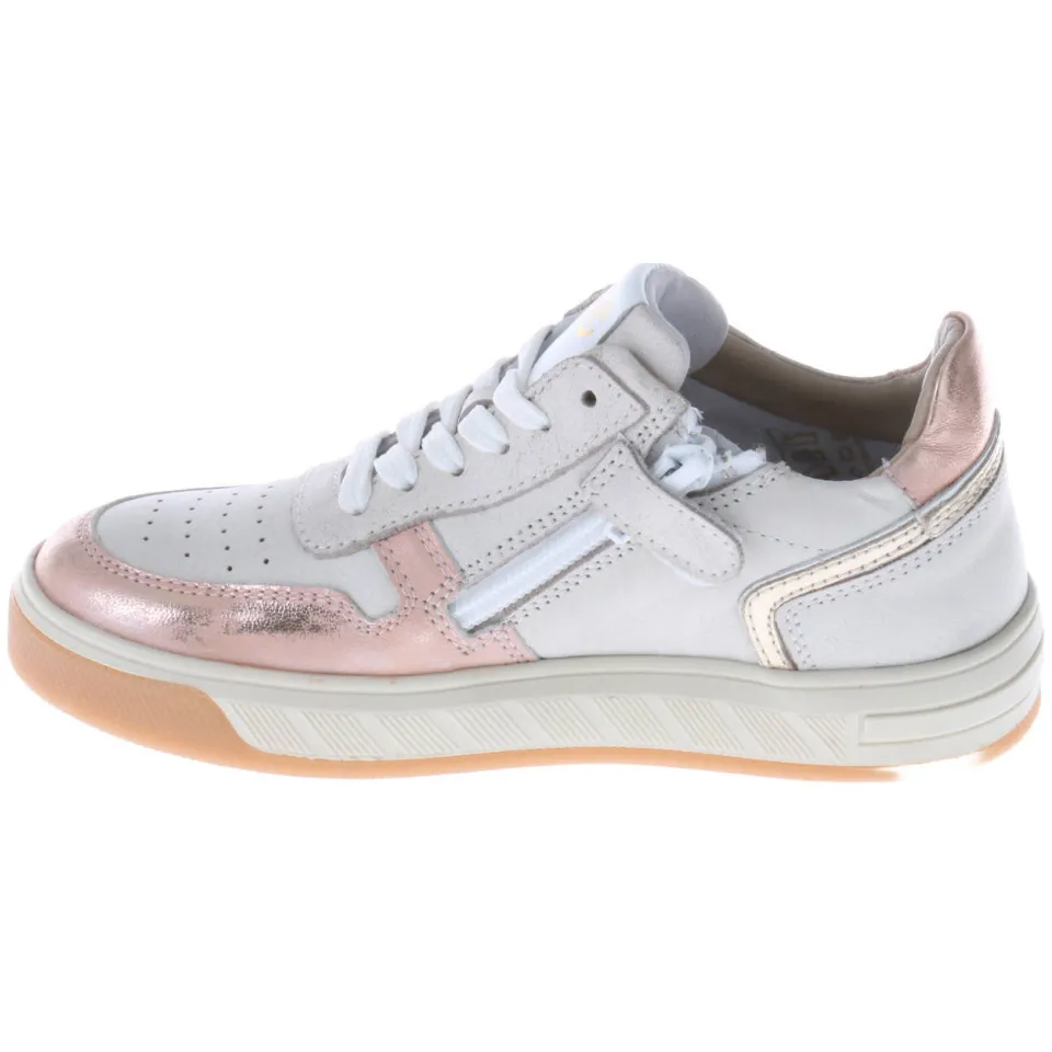 Red Code leren sneakers wit/roze, foto 3