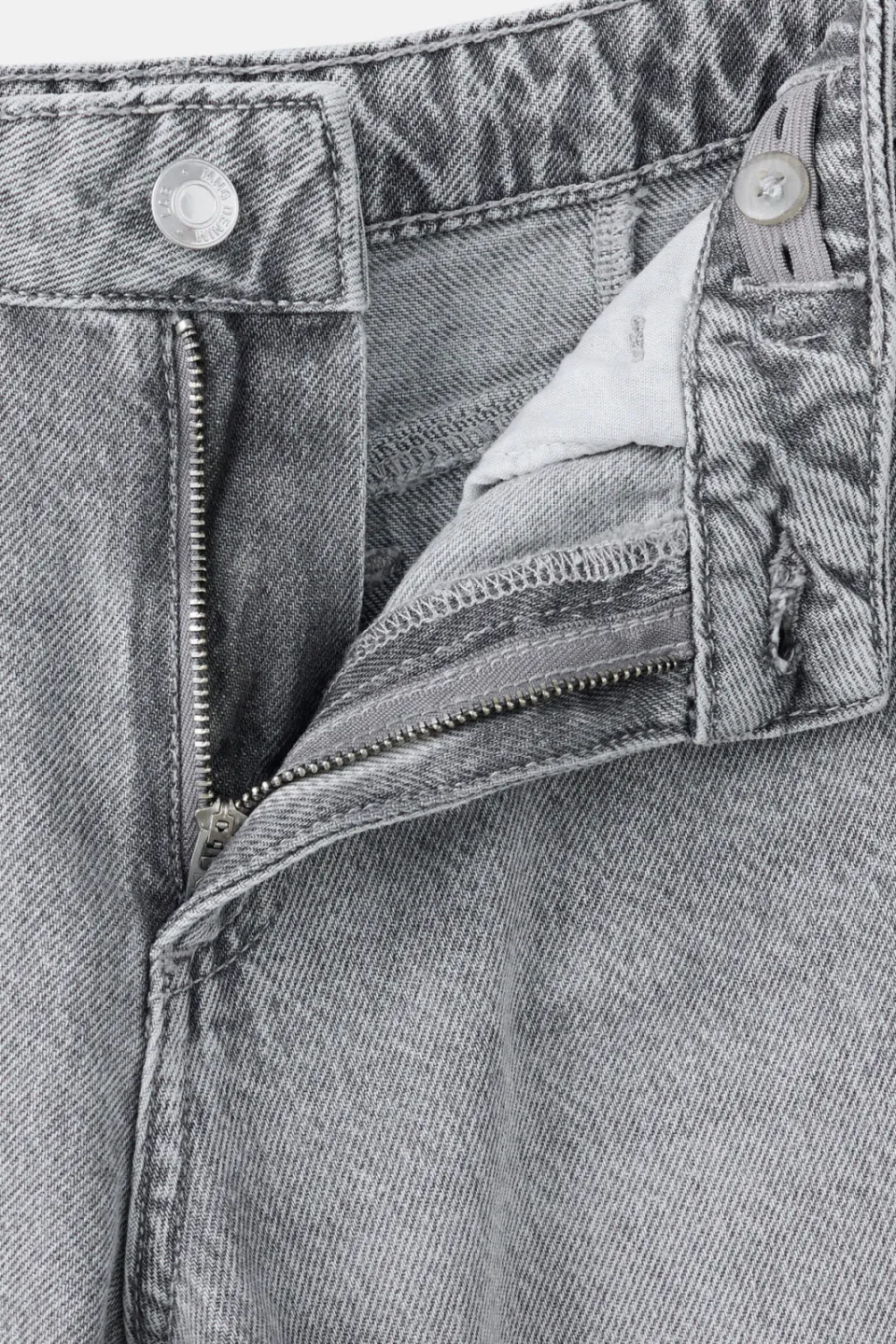 Mango Kids culotte jeans met studs - grey denim, foto 4