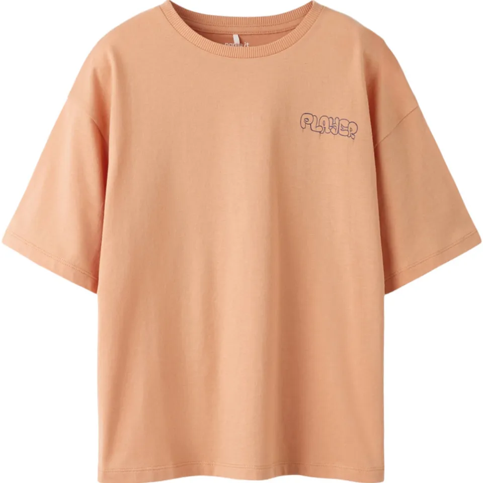NAME IT T-shirt met print oranje, foto 2
