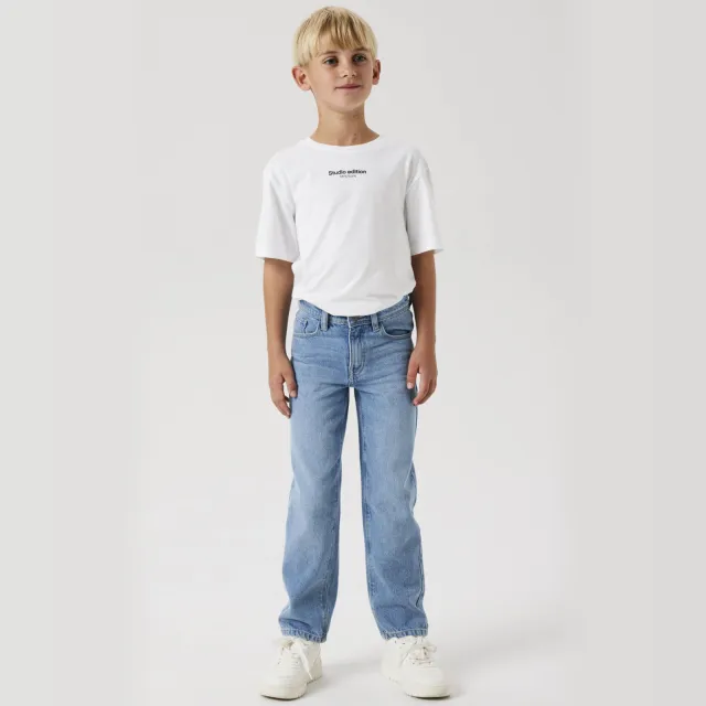 NAME IT KIDS loose fit jeans light blue denim