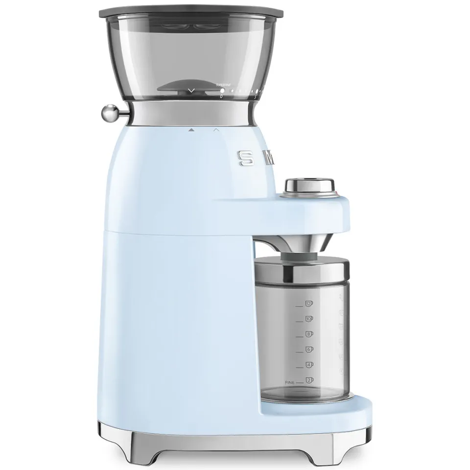 Smeg CGF03PBEU koffiemolen pastelblauw, foto 3