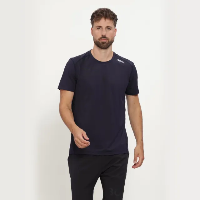 Bjorn Borg Heren Polo's & T-shirts Borg Athletic T-shirt - Donkerblauw