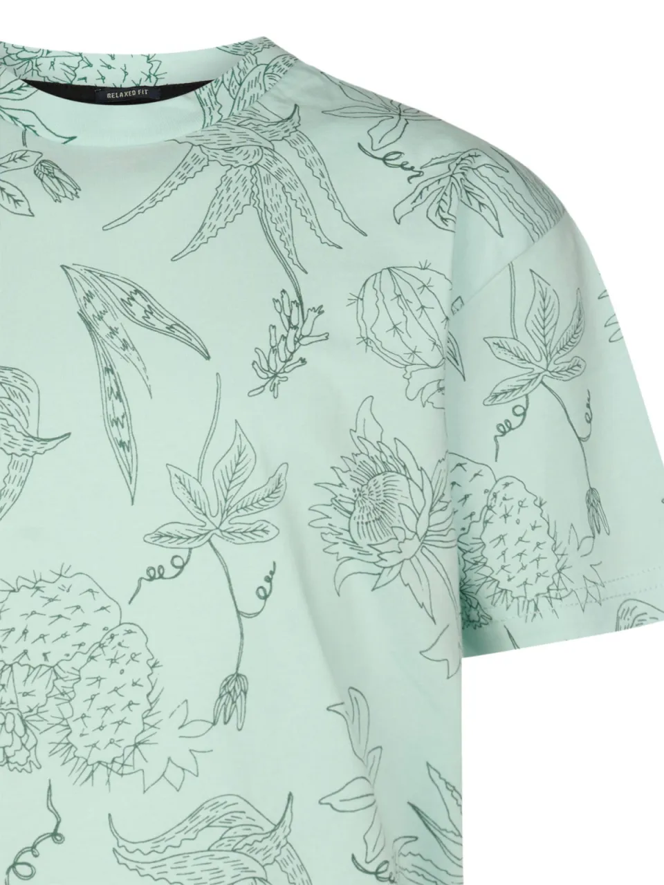 Petrol Industries t-shirt mintgroen all over print, foto 5