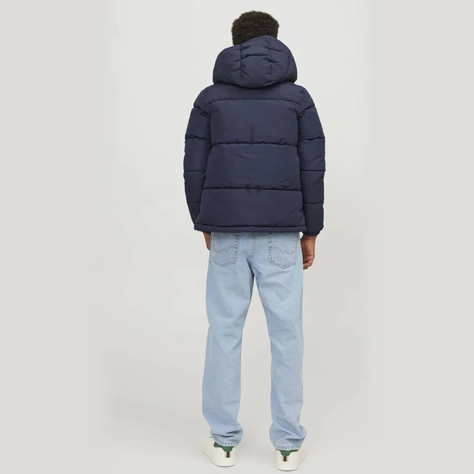 Jack & Jones JCOSPEED gewatteerde winterjas donkerblauw, foto 4