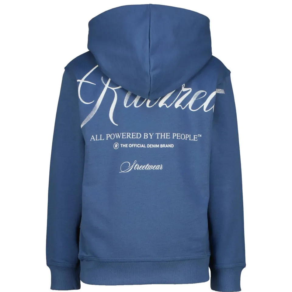 Raizzed hoodie met backprint - blauw, foto 4