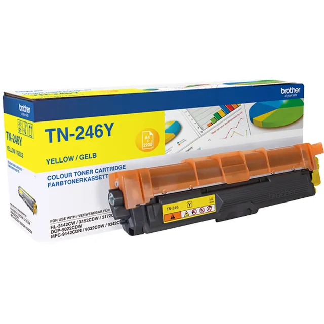 Brother Toner TN-246Y, Geel