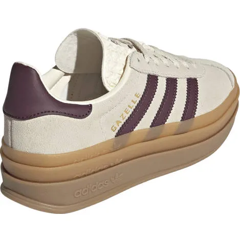 Adidas Originals Gazelle Bold leren sneakers - crème/bordeaux, foto 3