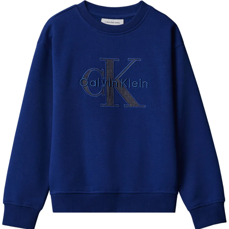 Calvin Klein sweater met borduursels en logo - blauw, foto 2