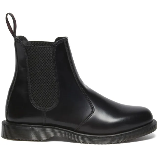 Dr. Martens Flora leren chelsea boots zwart