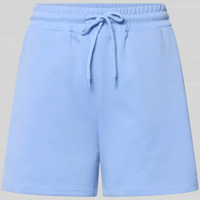 Pieces regular fit sweatshorts van katoenmix model 'CHILLI' blauw, foto 2