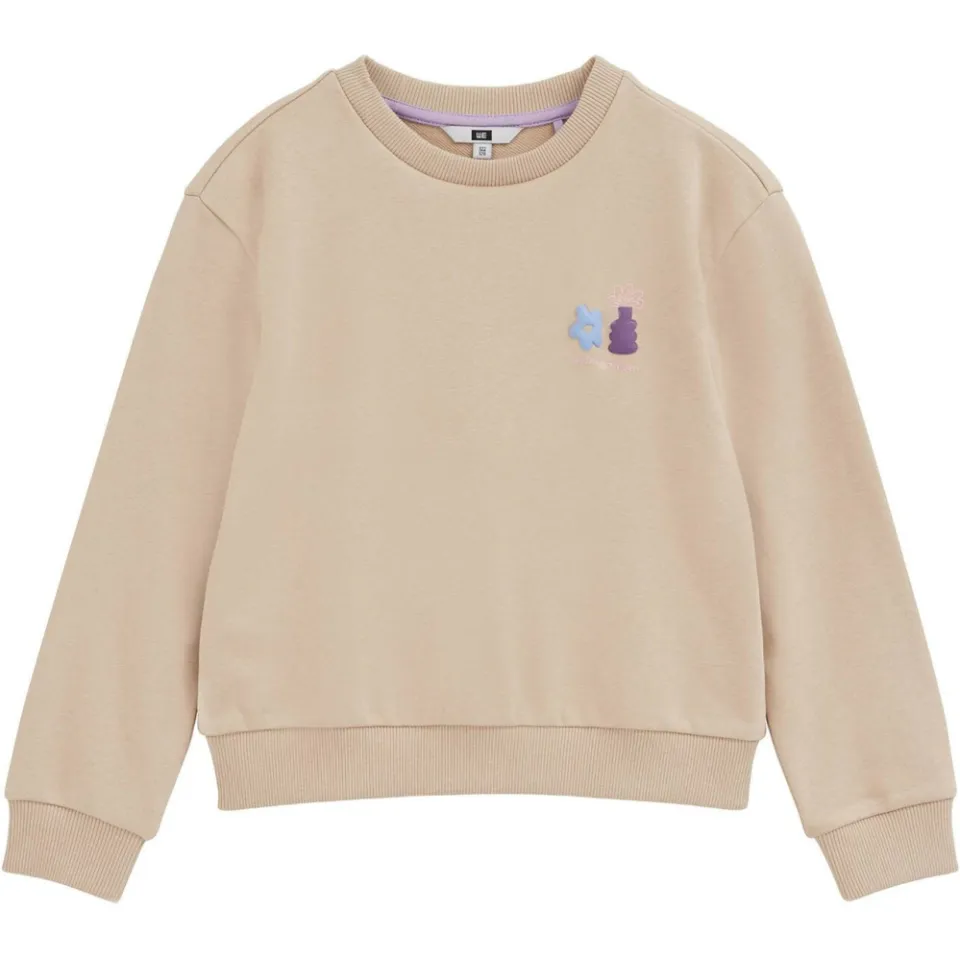 WE Fashion sweater met backprint - beige, foto 2