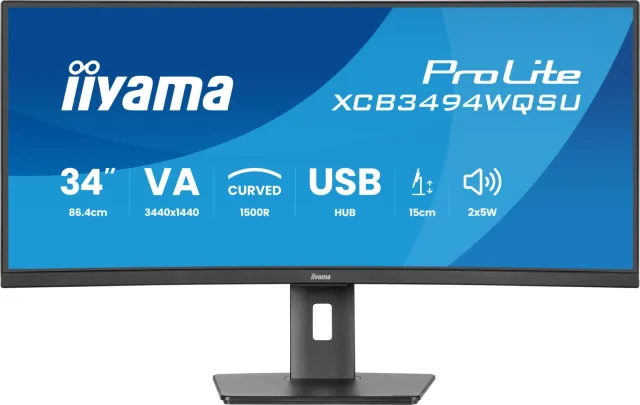 Iiyama ProLite XCB3494WQSU-B1 monitor