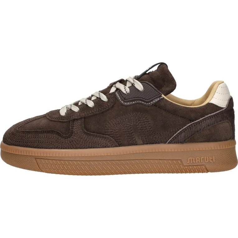 Maruti Yale Embroidery lage sneakers bruin, foto 2