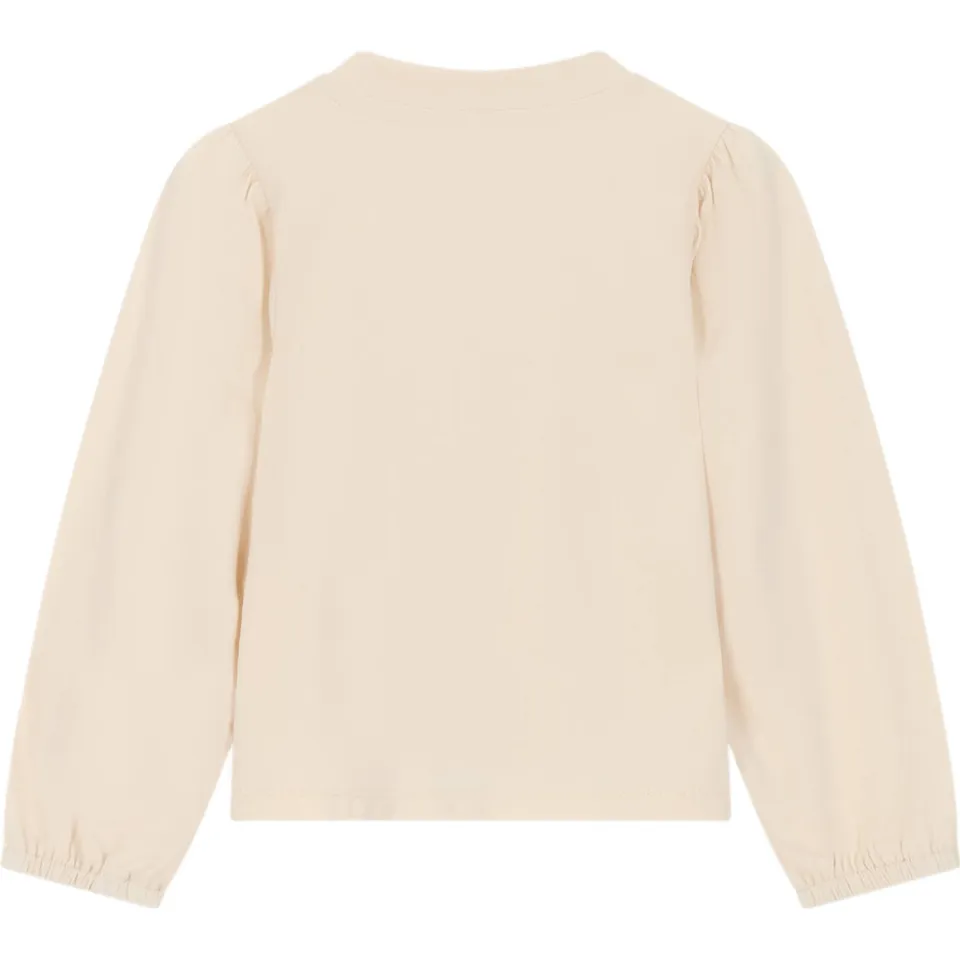 Le Chic blousetop met strass-steentjes ecru, foto 2