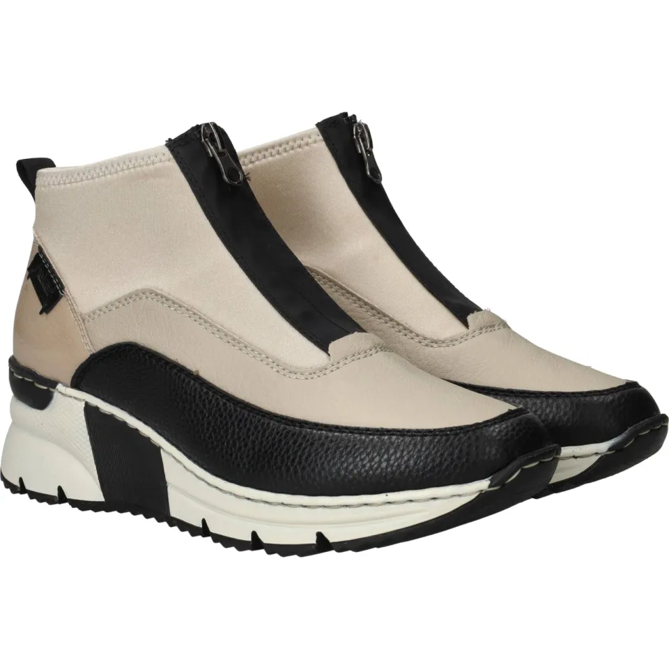 Rieker Livilia hoge sneakers beige, foto 3