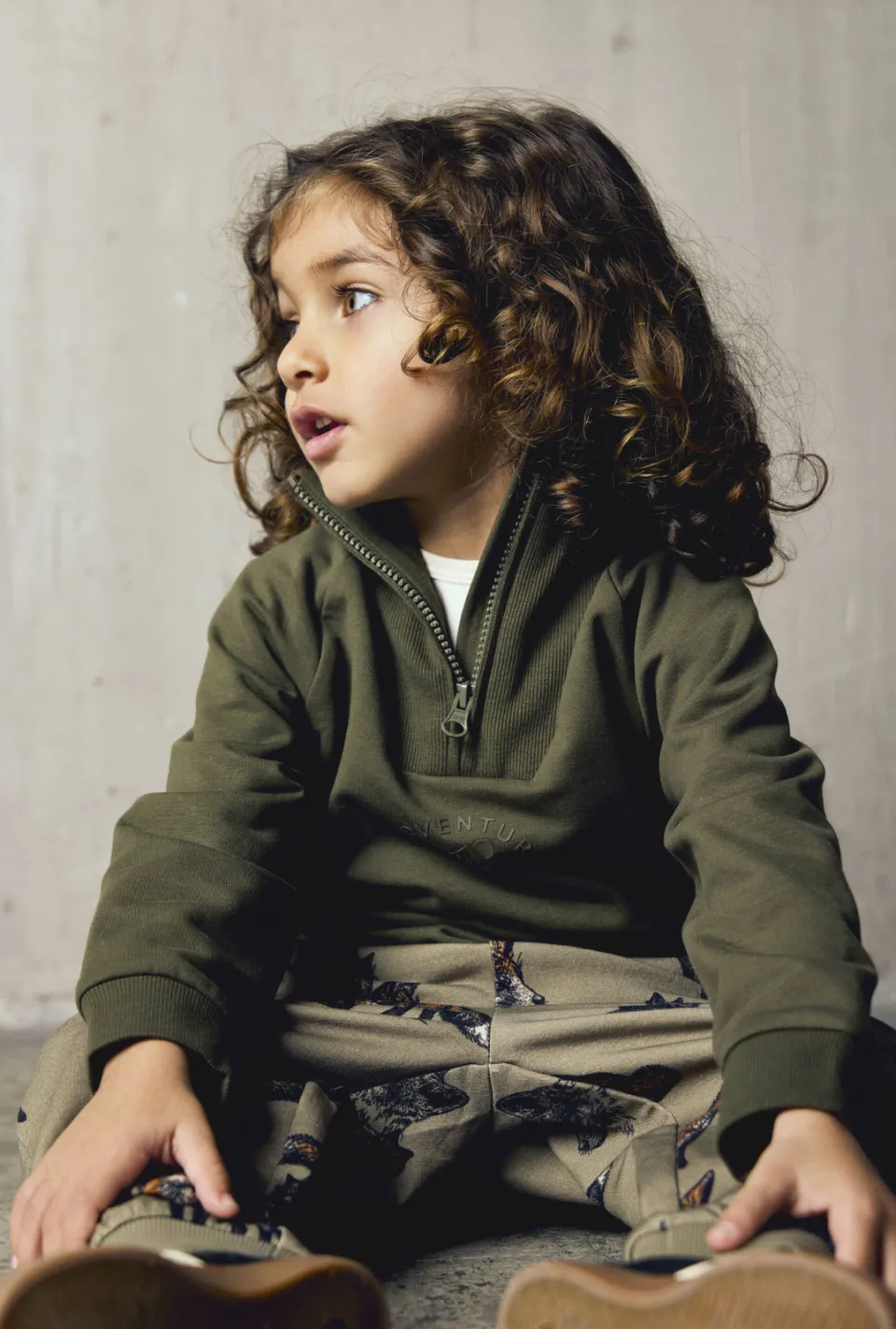 NAME IT MINI sweater - olijfgroen, foto 4