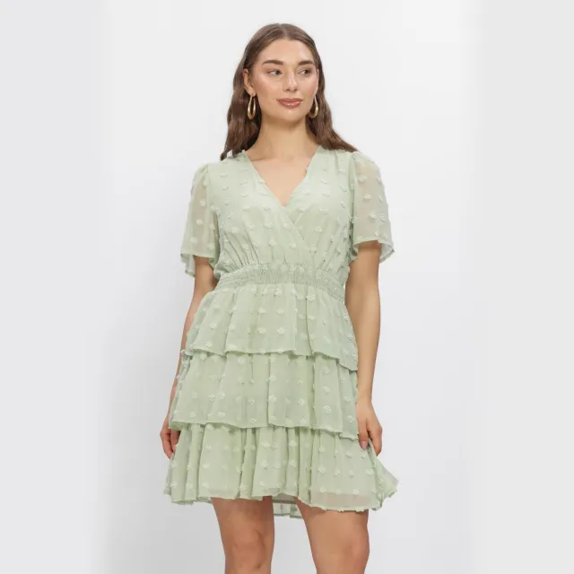 Y.A.S. Y.A.S Yasdottie zomerjurk mint