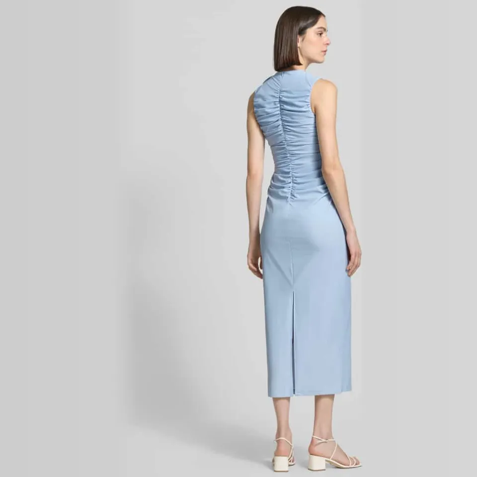 Yas Yasdona SL maxi-jurk lichtblauw, foto 3