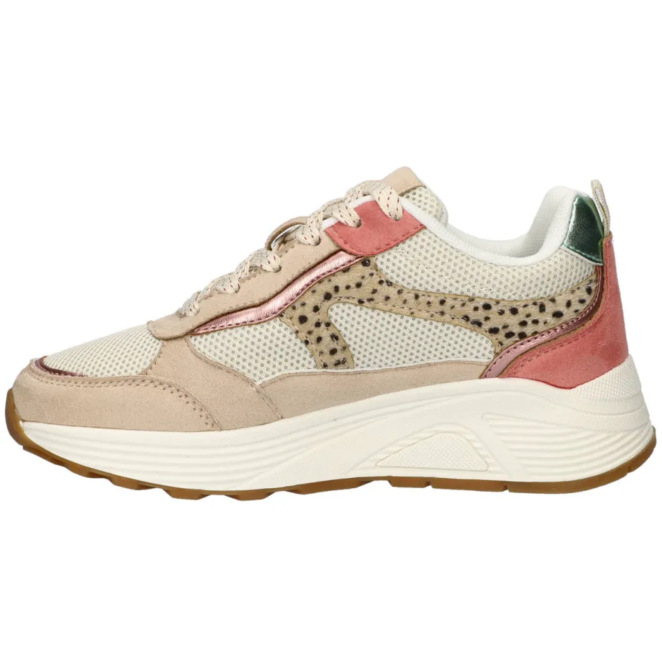 Nelson Kids chunky sneakers beige/roze, foto 4