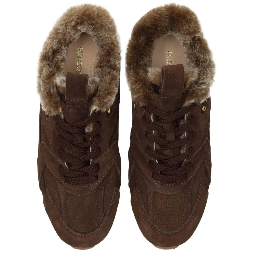 Haboob Tamara suède sneakers - bruin, foto 5