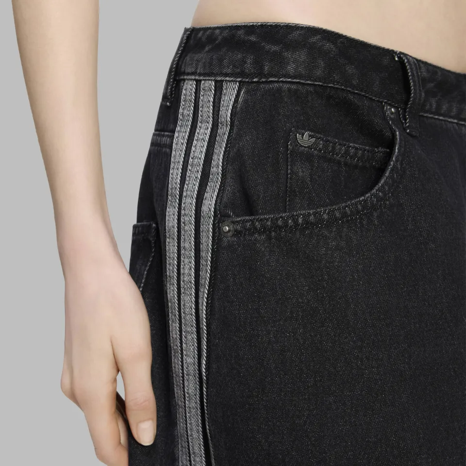 Adidas Originals barrel jeans - black denim, foto 5