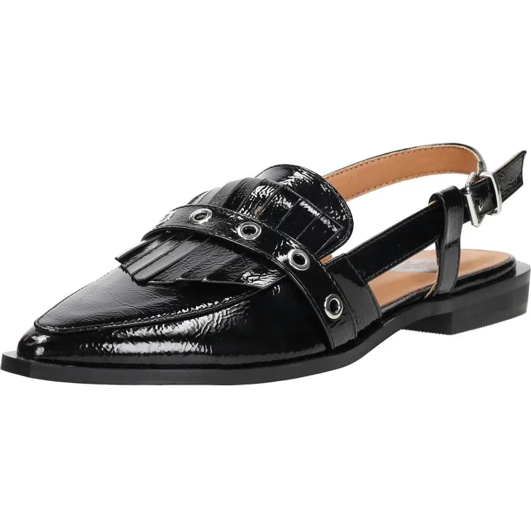 Sub55 Slingbacks sandaal zwart lak, foto 3