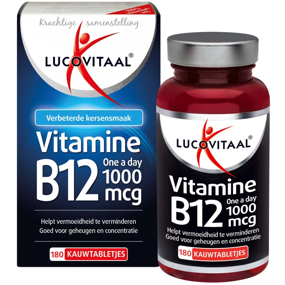 Lucovitaal Vitamine B12 One a Day 1000mcg kauwtabletten, foto 5